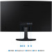 Samsung Монiтор Samsung 24" Essential S3 LS24D360 (LS24D360GAIXUA) VA Black Curved 100Hz