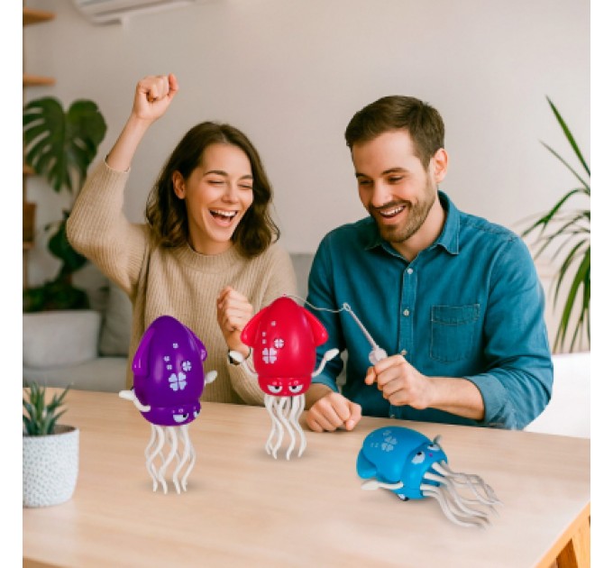 Інтерактивна іграшка Tiki Wiki Кальмаріні денсеріні (світло, українське, пурпуровий) (158-21-UA-P)