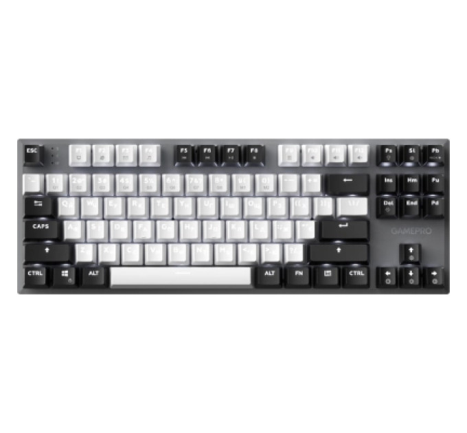 GamePro Клавіатура GamePro Genesis Joker MK124G Outemu Red Switch USB UA Gray (MK124G)