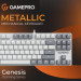 GamePro Клавіатура GamePro Genesis Metallic MK110W Outemu Red Switch USB UA White (MK110W)