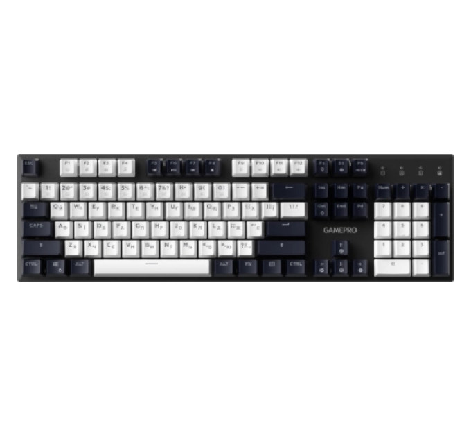 GamePro Клавіатура GamePro Genesis Metallic MK144B Outemu Red Switch USB UA Black (MK144B)