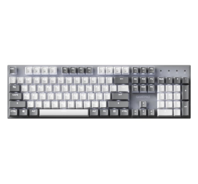 GamePro Клавіатура GamePro Genesis Metallic MK144G Outemu Red Switch USB UA Gray (MK144G)
