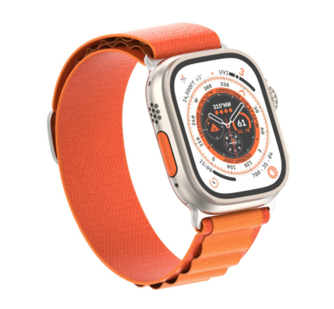 Armorstandart Ремінець до смарт-годинника Armorstandart Alpina Band для Apple Watch 42 (Series 11-10)/41/40/38 Orange (ARM64978)
