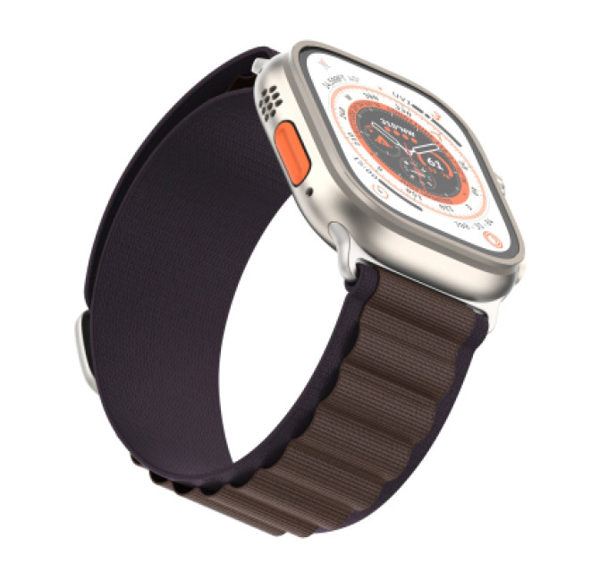 Armorstandart Ремінець до смарт-годинника Armorstandart Alpina Band для Apple Watch 49/46/45/44/42 (Series 1-3) Indigo (ARM81043)