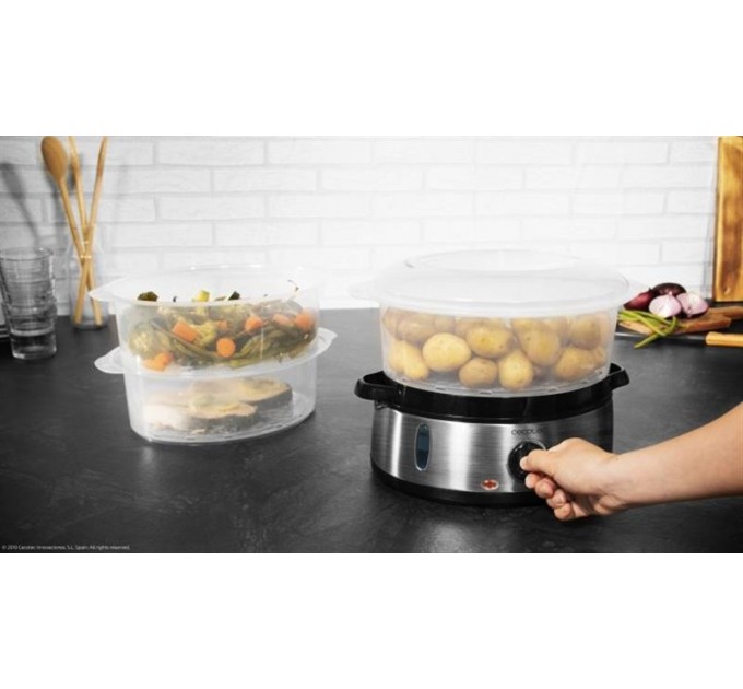 Пароварка Cecotec Vapovita 3000 Inox CCTC-04109 (8435484041096)