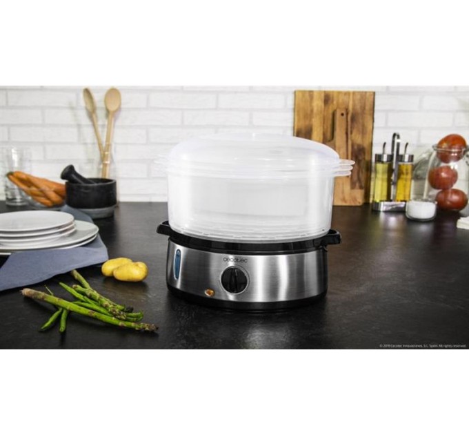 Пароварка Cecotec Vapovita 3000 Inox CCTC-04109 (8435484041096)