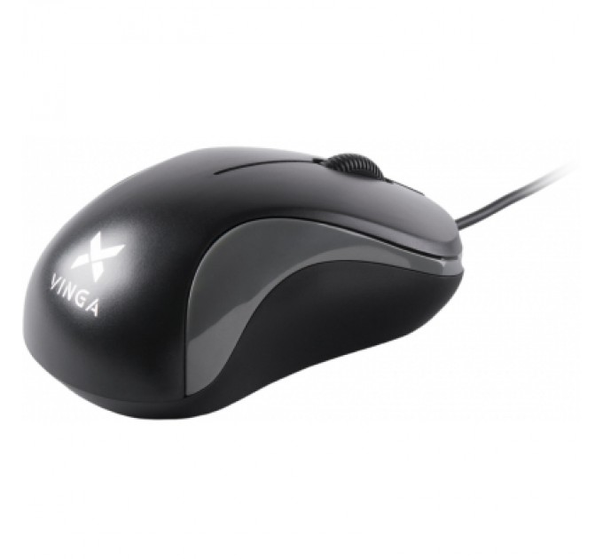Мишка Vinga MS-882 black - gray