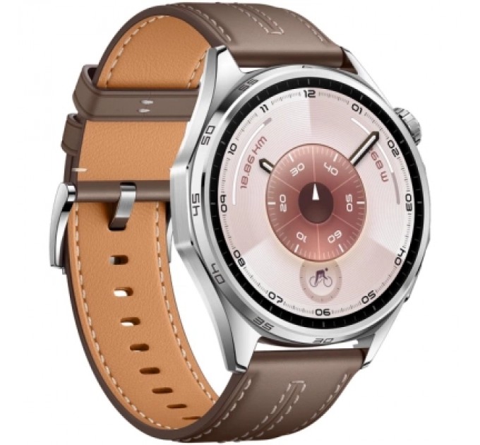 Смарт-годинник Huawei WATCH GT 6 46mm Brown Leather (55020FTW)