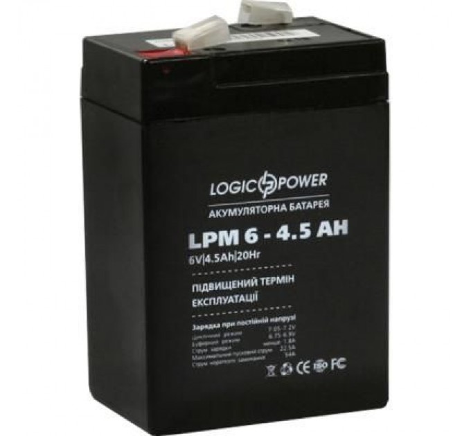 Батарея до ДБЖ LogicPower LPM 6В 4.5 Ач (3860)