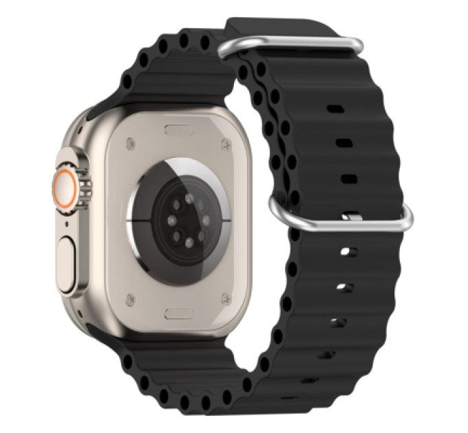 Armorstandart Ремінець до смарт-годинника Armorstandart Ocean Band для Apple Watch 42 (Series 11-10)/41/40/38 Black (ARM74233)