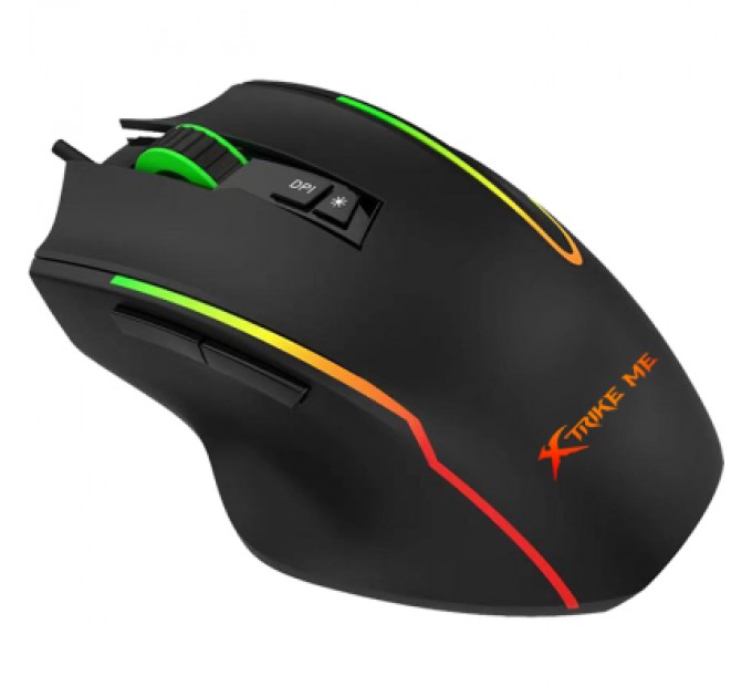 Мишка Xtrike ME GM-518 USB RGB Black (GM-518)