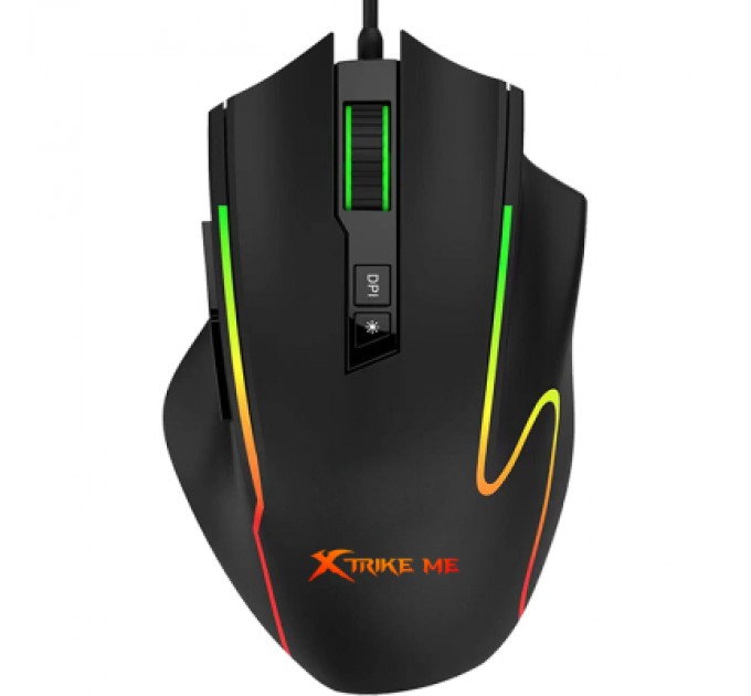 Мишка Xtrike ME GM-518 USB RGB Black (GM-518)