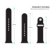 Armorstandart Ремінець до смарт-годинника Armorstandart Sport Band (3 Straps) для Apple Watch 49/46/45/44/42 (Series 1-3) Black (ARM49097)