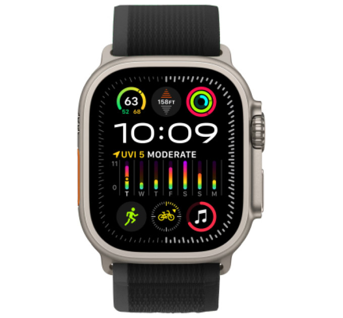 Armorstandart Ремінець до смарт-годинника Armorstandart Trail Loop для Apple Watch 49/46/45/44/42 (Series 1-3) Black (ARM74228)