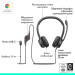 Logitech Навушники Logitech H390 USB-C Midnight Black (981-001576)