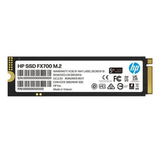 HP Накопичувач SSD M.2 2280 1TB FX700 HP (8U2N3AA)