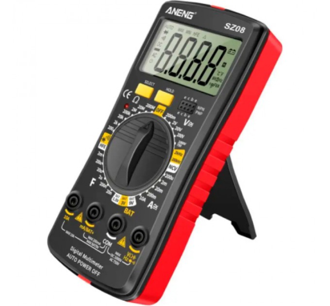 Цифровий мультиметр ANENG SZ08, V, A, R, C, T, F, функція hFE (SZ08)