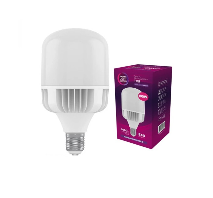ELM Лампа світлодіодна промислова ELM 100W E40 6500K (18-0198)