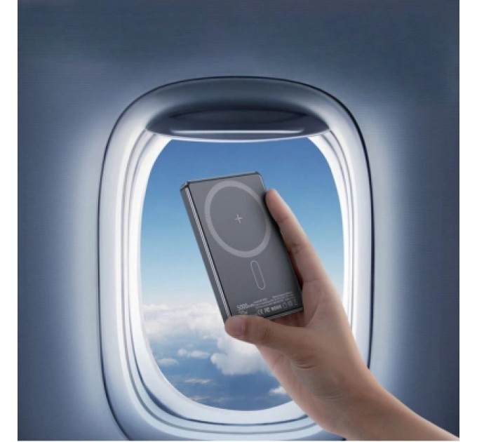 Батарея універсальна Essager 5000mAh Cross-border magnetic 20W PD QC/3.0 (EDY5K-YJ0A-Z)