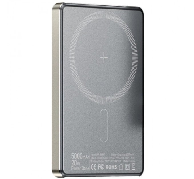 Батарея універсальна Essager 5000mAh Cross-border magnetic 20W PD QC/3.0 (EDY5K-YJ0A-Z)