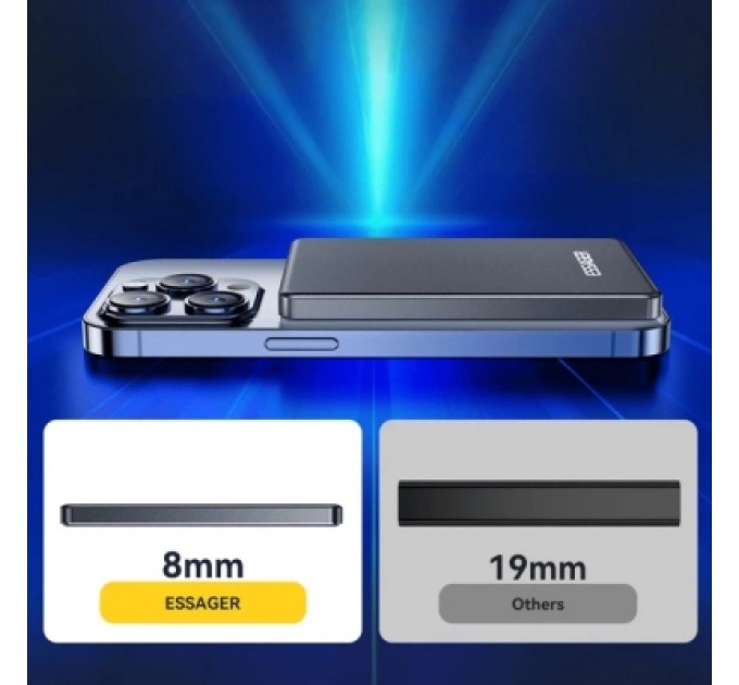 Батарея універсальна Essager 5000mAh Cross-border magnetic 20W PD QC/3.0 (EDY5K-YJ0A-Z)