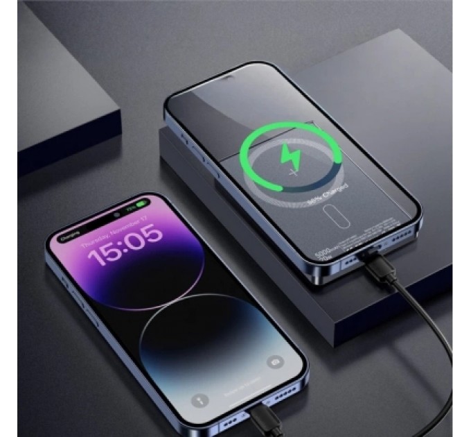 Батарея універсальна Essager 5000mAh Cross-border magnetic 20W PD QC/3.0 (EDY5K-YJ0A-Z)