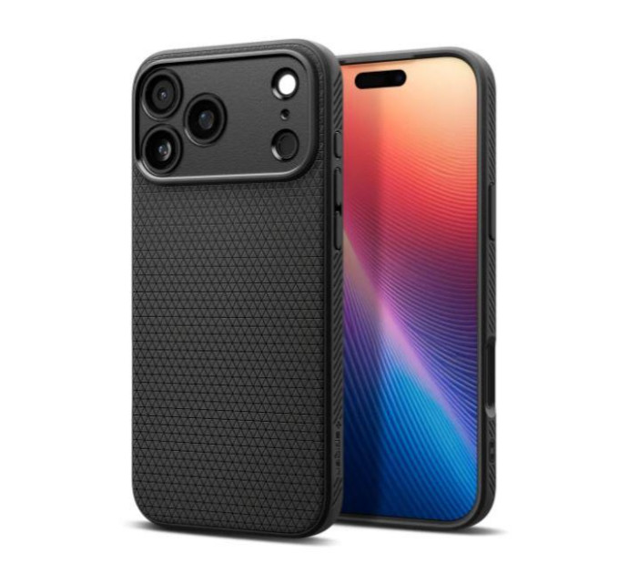 Spigen Чохол до мобільного телефона Spigen Liquid Air iPhone 17 Pro Max Matte Black (ACS10265)