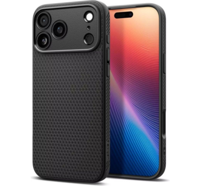 Spigen Чохол до мобільного телефона Spigen Liquid Air iPhone 17 Pro Max Matte Black (ACS10265)