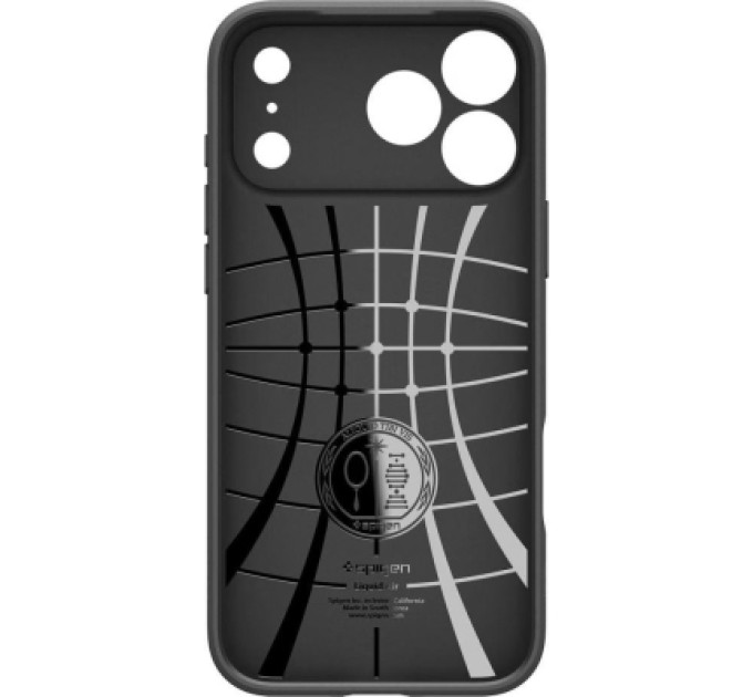 Spigen Чохол до мобільного телефона Spigen Liquid Air iPhone 17 Pro Max Matte Black (ACS10265)
