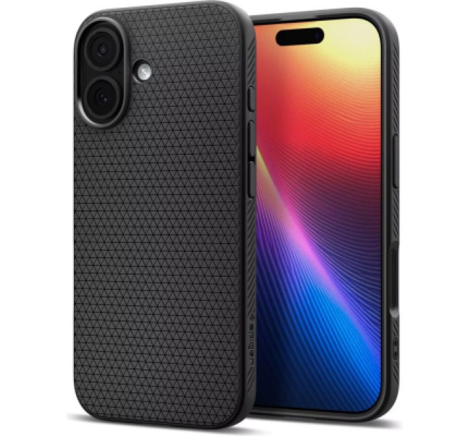 Spigen Чохол до мобільного телефона Spigen Liquid Air iPhone 17 Matte Black (ACS10369)