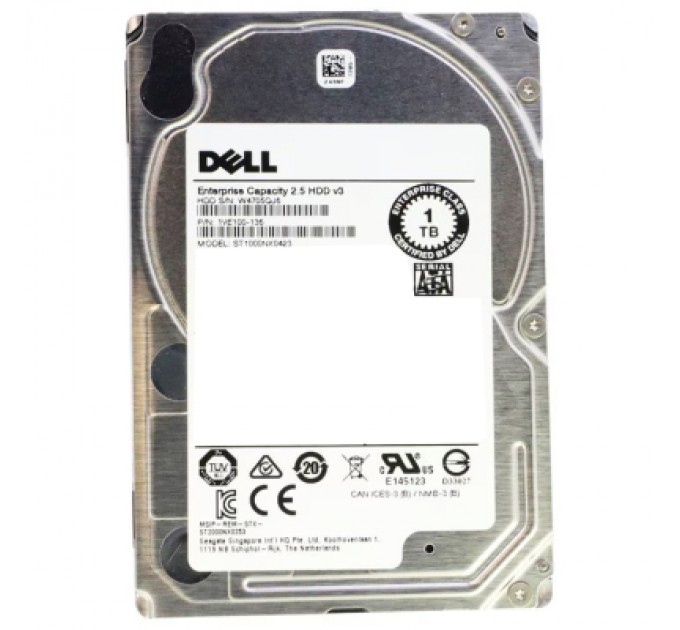 Жорсткий диск 2.5" 1TB +перехідник на 3.5" Dell (ST1000NX0423)