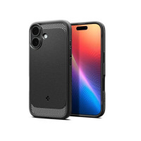 Чохол до мобільного телефона Spigen Rugged Armor MagFit iPhone 17 Matte Black (ACS10367)