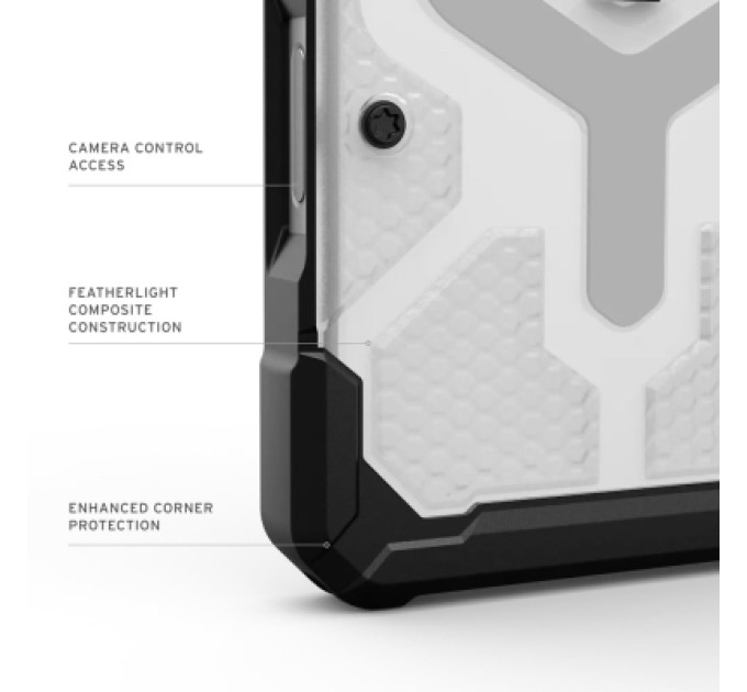 UAG Чохол до мобільного телефона UAG Pathfinder Clear MagSafe iPhone 17 Pro Max Ice/Silver (114552114333)