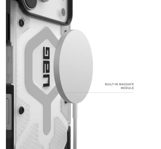 UAG Чохол до мобільного телефона UAG Pathfinder Clear MagSafe iPhone 17 Pro Max Ice/Silver (114552114333)