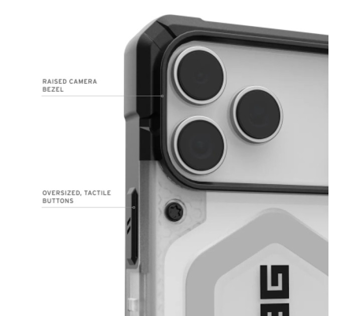 UAG Чохол до мобільного телефона UAG Pathfinder Clear MagSafe iPhone 17 Pro Max Ice/Silver (114552114333)