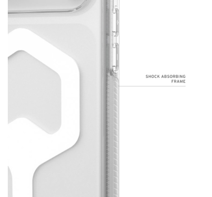 UAG Чохол до мобільного телефона UAG Plyo MagSafe iPhone 17 Pro Max Ice/White (114530114341)