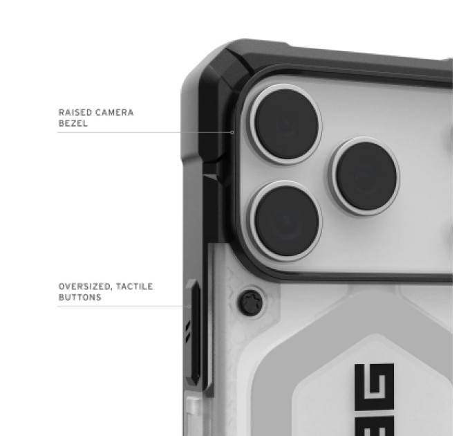 UAG Чохол до мобільного телефона UAG Pathfinder Clear MagSafe iPhone 17 Pro Ice/Silver (114551114333)