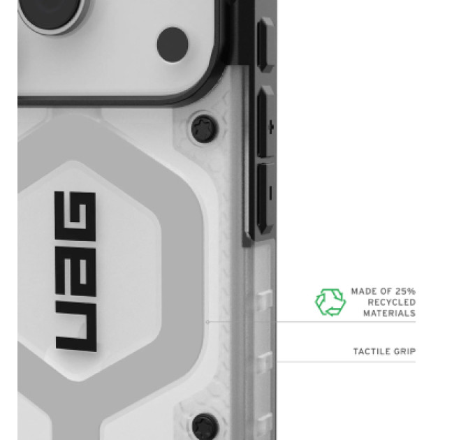 UAG Чохол до мобільного телефона UAG Pathfinder Clear MagSafe iPhone 17 Pro Ice/Silver (114551114333)