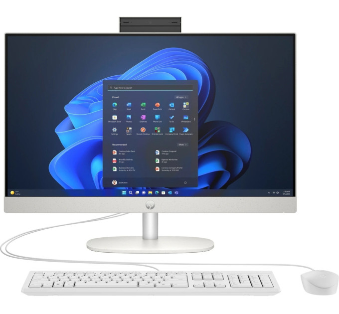 HP Комп'ютер HP ProOne 240 G10 AiO / i5-1334U, 16, 512, K&M, WiFi, Cam (9M9G0AT)