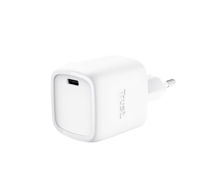 Trust Зарядний пристрій Trust USB-C PD30W GaN white (25520_TRUST)