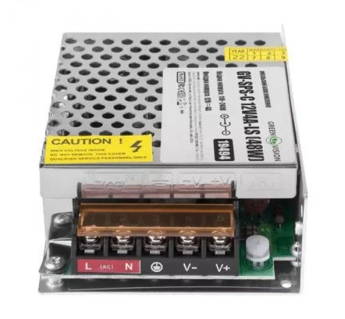 Блок живлення для систем відеоспостереження Greenvision GV-SPS-C 12V4A-LS