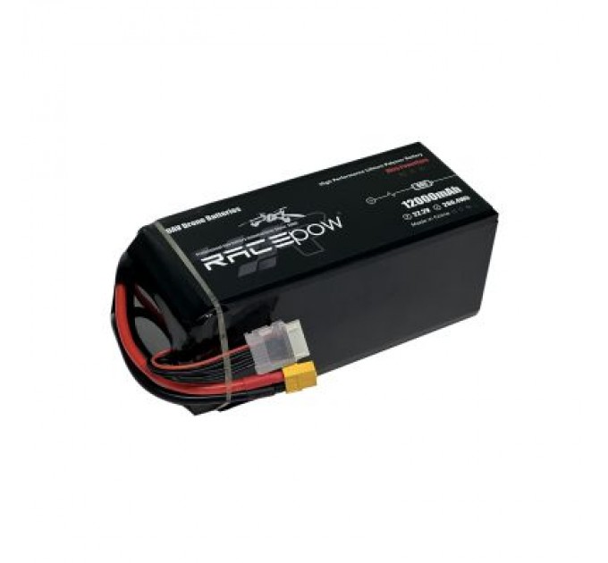 Акумулятор для дрона RacePow Lipo 6s 12000mAh 60C XT60 (12000mAh-6s-60C)