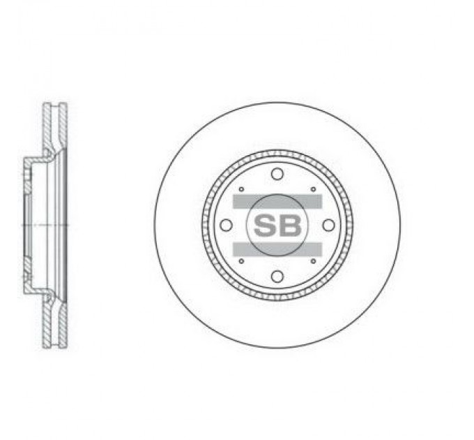 Гальмівний диск HI-Q SD2029