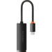 Baseus Перехідник USB-C to RJ45 Ethernet 1000Mbps black Baseus (WKQX000301)