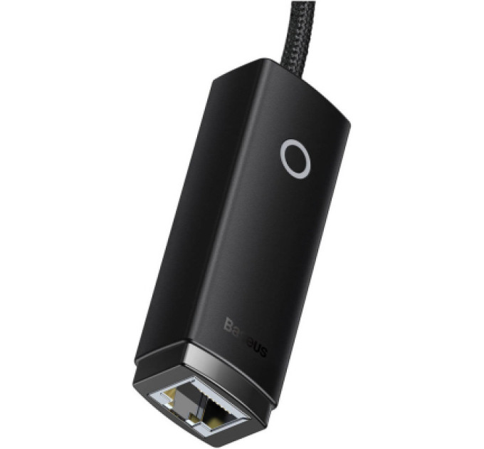 Baseus Перехідник USB-C to RJ45 Ethernet 1000Mbps black Baseus (WKQX000301)