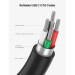 Ugreen Перехідник OTG USB 3.0 AF to USB-C US154 black Ugreen (30701)