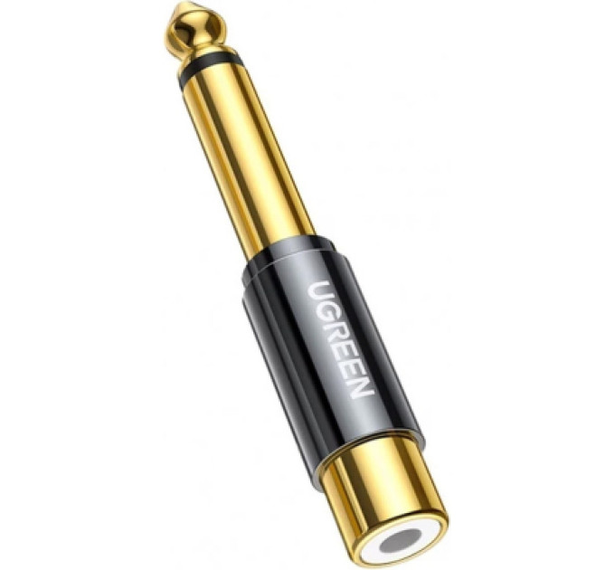 Ugreen Перехідник 6.35mm M to RCA F AV169 black Ugreen (80731)