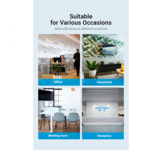 Кабель для принтера USB 2.0 AM/BM 3.0m 480Mbps PVC black Vention (COQBI)