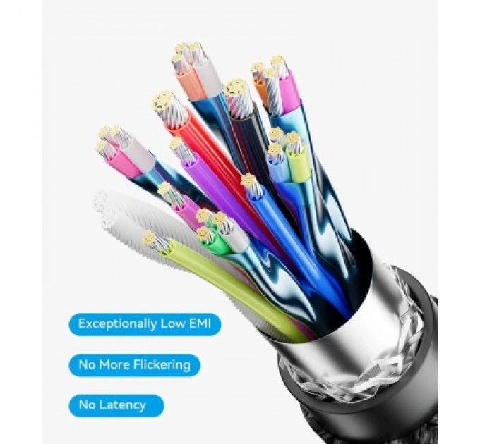 Дата кабель USB-C to USB-C 1.0m USB4.0 240W (50V/5A) 8K60Hz Thunderbolt 4 Gray Aluminum Alloy Vention (TAVHF)