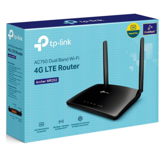 TP-Link Маршрутизатор TP-Link Archer MR202 (ARCHER-MR202)